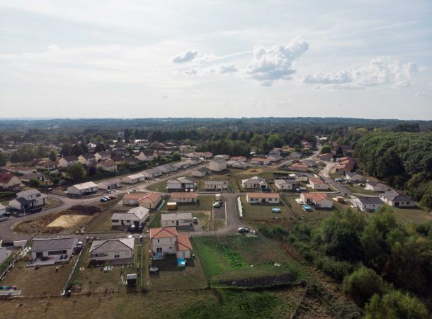 Vue aérienne Lotissement Domaine du Verger