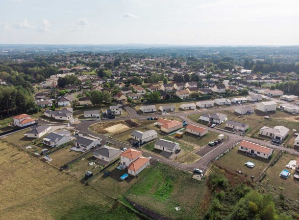 Vue aérienne Lotissement Domaine du Verger