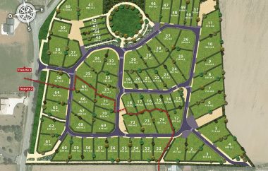 Plan de composition du lotissement Le Fief des Deux Mazais à Vouneuil Sous Biard