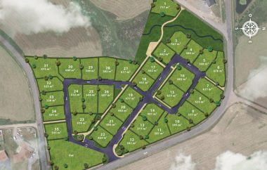 Plan de composition du lotissement L'écrin vert à Couzeix