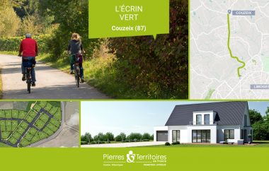 Pèle mêle d'images dont un couple faisant du vélo